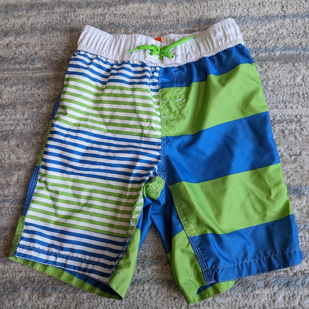 Kids lined swim trunks